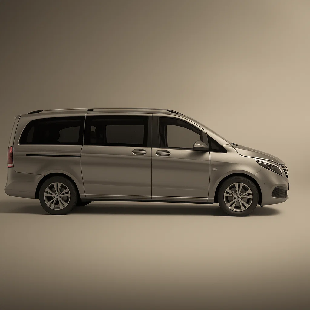 Mercedes V-Class 7 places chauffeur Paris